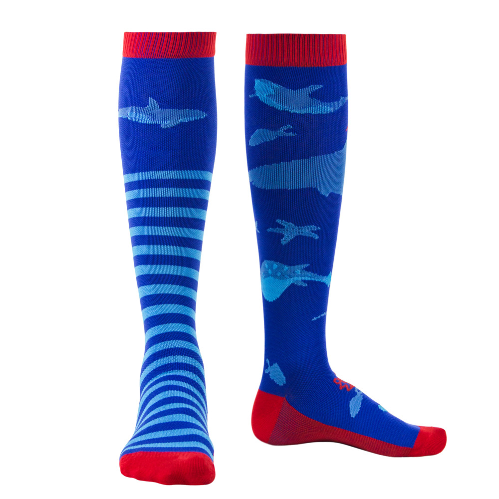 15-20 mmHg Running Compression Socks Compression Stockings Sports Socks Absorb Sweat Non Slip Socks for Flight